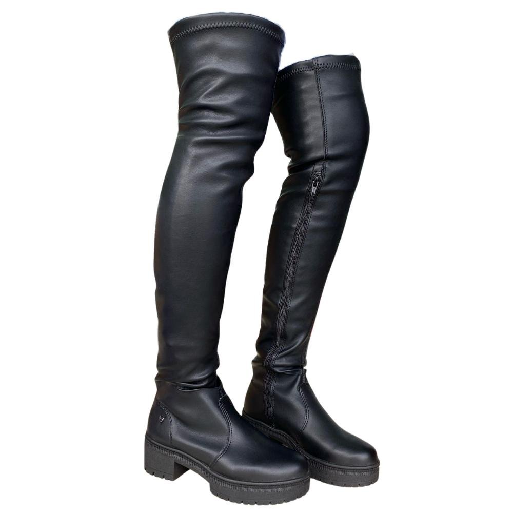 BOTA MISSISSIPI CANO ALTO REF: ME 711 FEMININO Preto 3