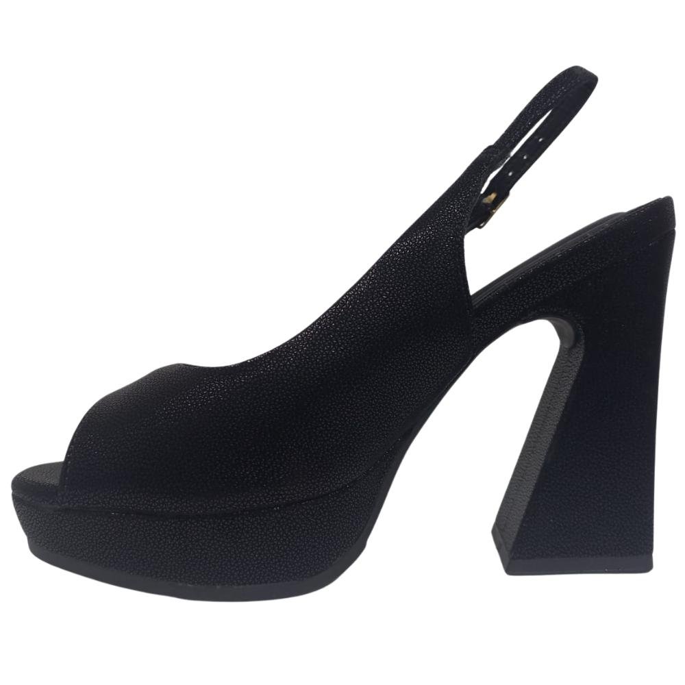 SANDÁLIA PICCADILLY FIVELA REF:819009 FEMININO Preto 2