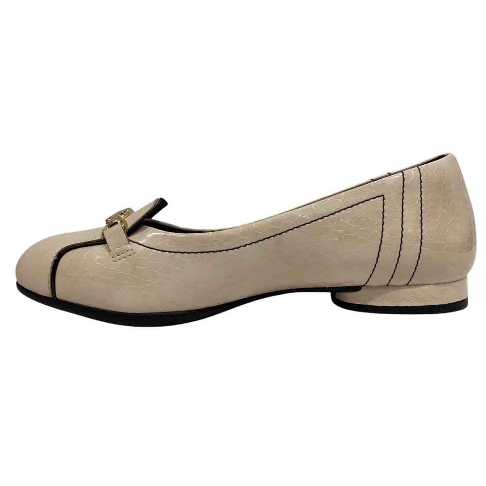 SAPATILHA COMFORTFLEX SALTO BAIXO REF:2262403 FEMININO Bege 2