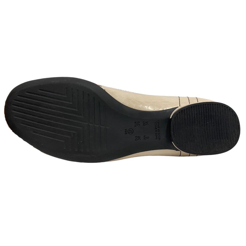SAPATILHA COMFORTFLEX SALTO BAIXO REF:2262403 FEMININO Bege 5