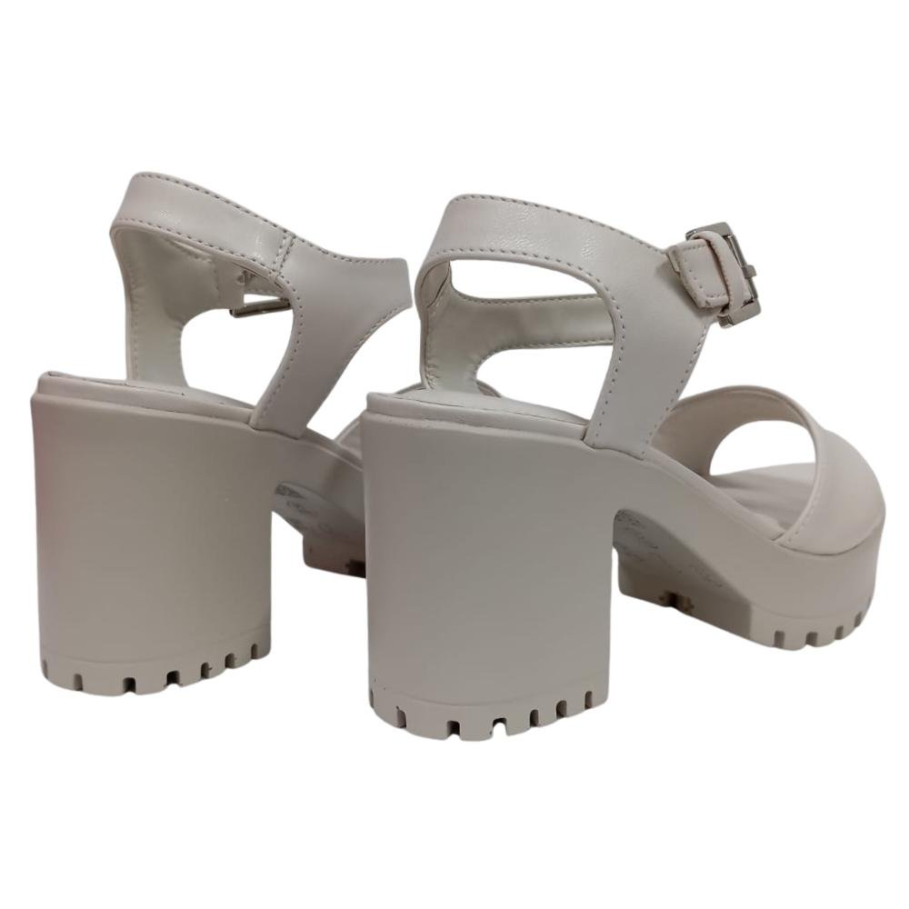 SANDÁLIA VIA MARTE FIVELA REF: 23-17407 FEMININO Bege 4