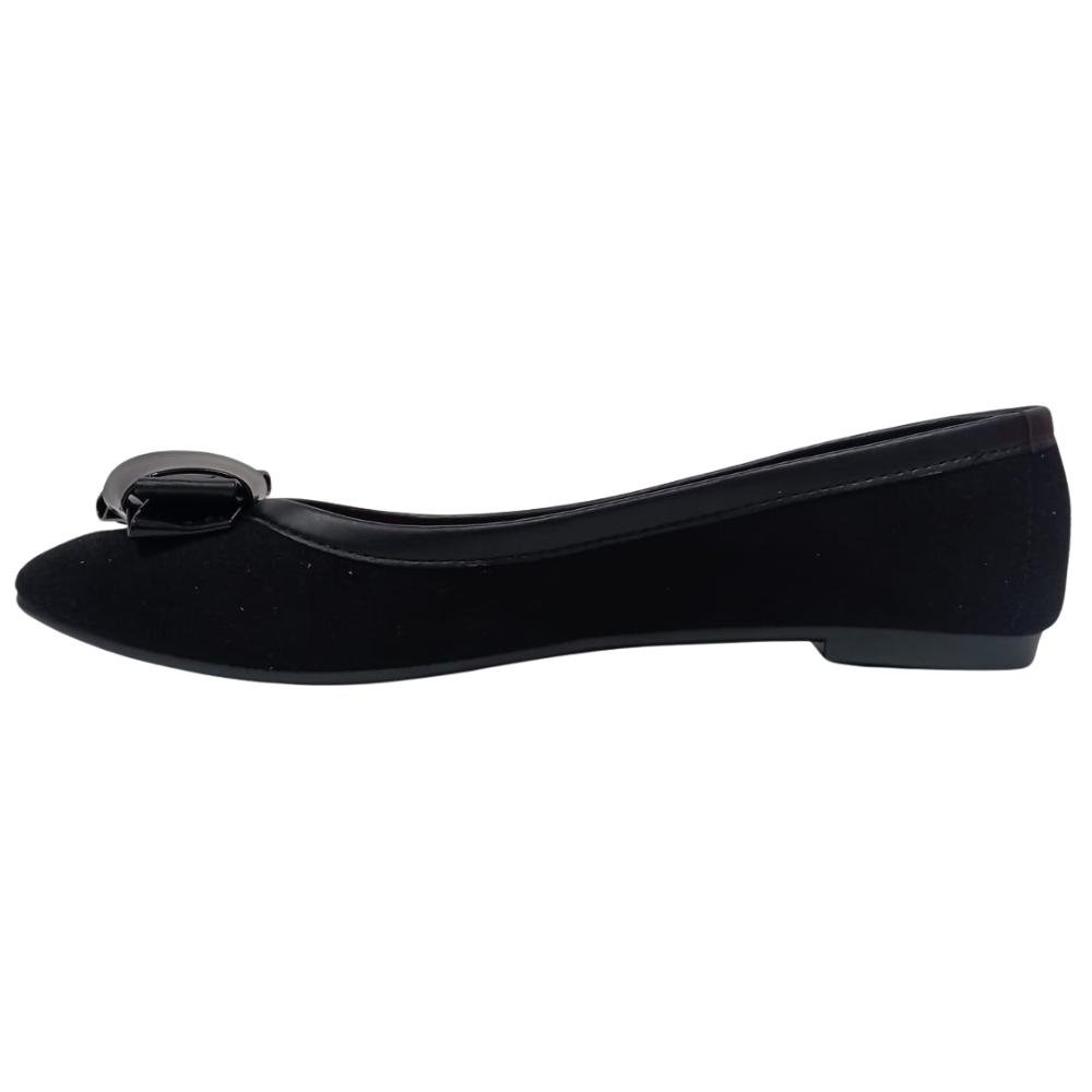SAPATILHA MOLECA CALCE FACIL REF:5723.103 FEMININO Preto 2