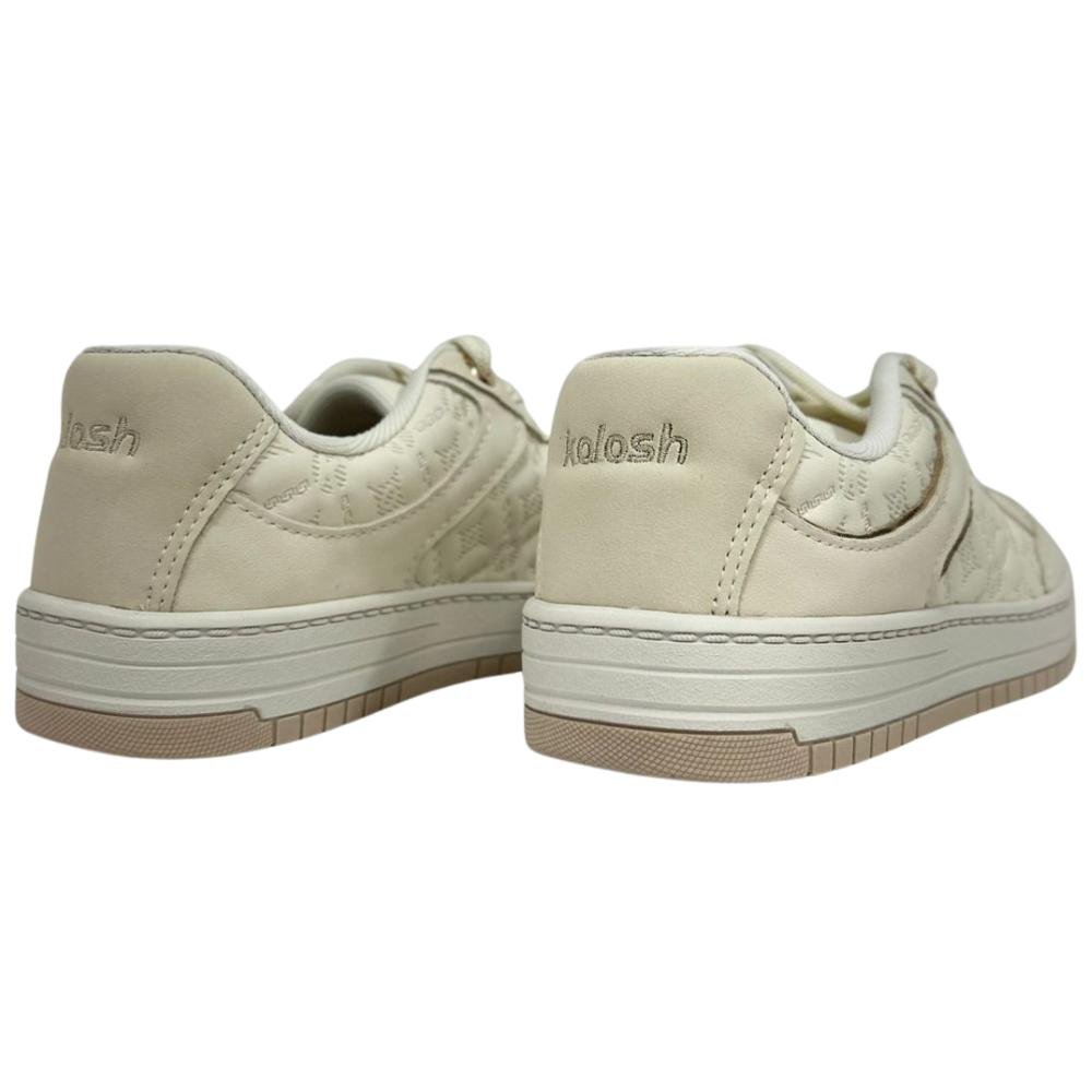TÊNIS KOLOSH CASUAL FOGGIA REF: C4165 FEMININO Cream/Champagne 4