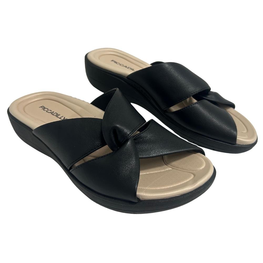 TAMANCO PICCADILLY SALTO BAIXO REF: 239023 FEMININO Preto 3