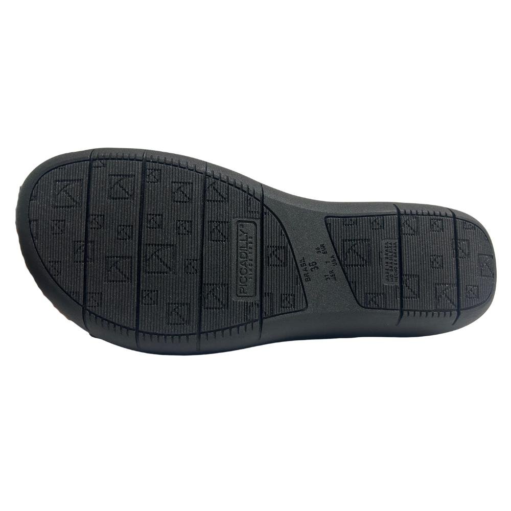 TAMANCO PICCADILLY SALTO BAIXO REF: 239023 FEMININO Preto 5