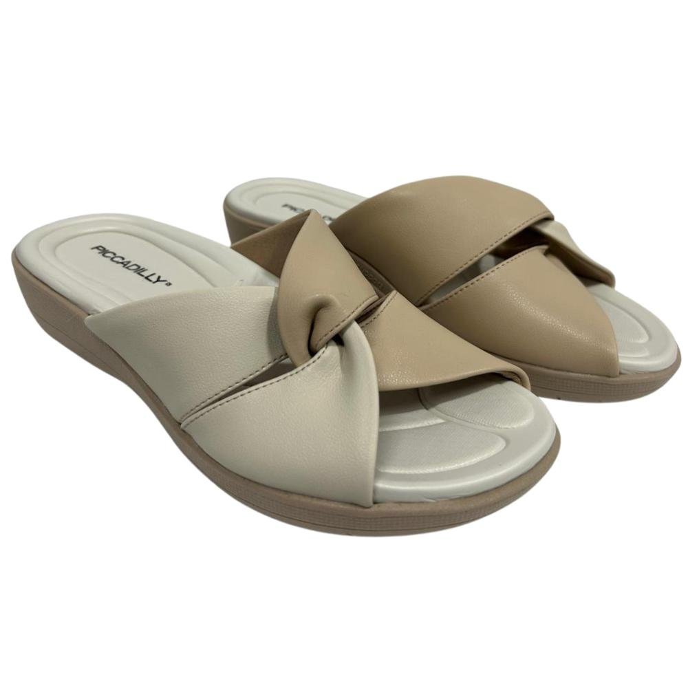 TAMANCO PICCADILLY SALTO BAIXO REF: 239023 FEMININO Bege 3