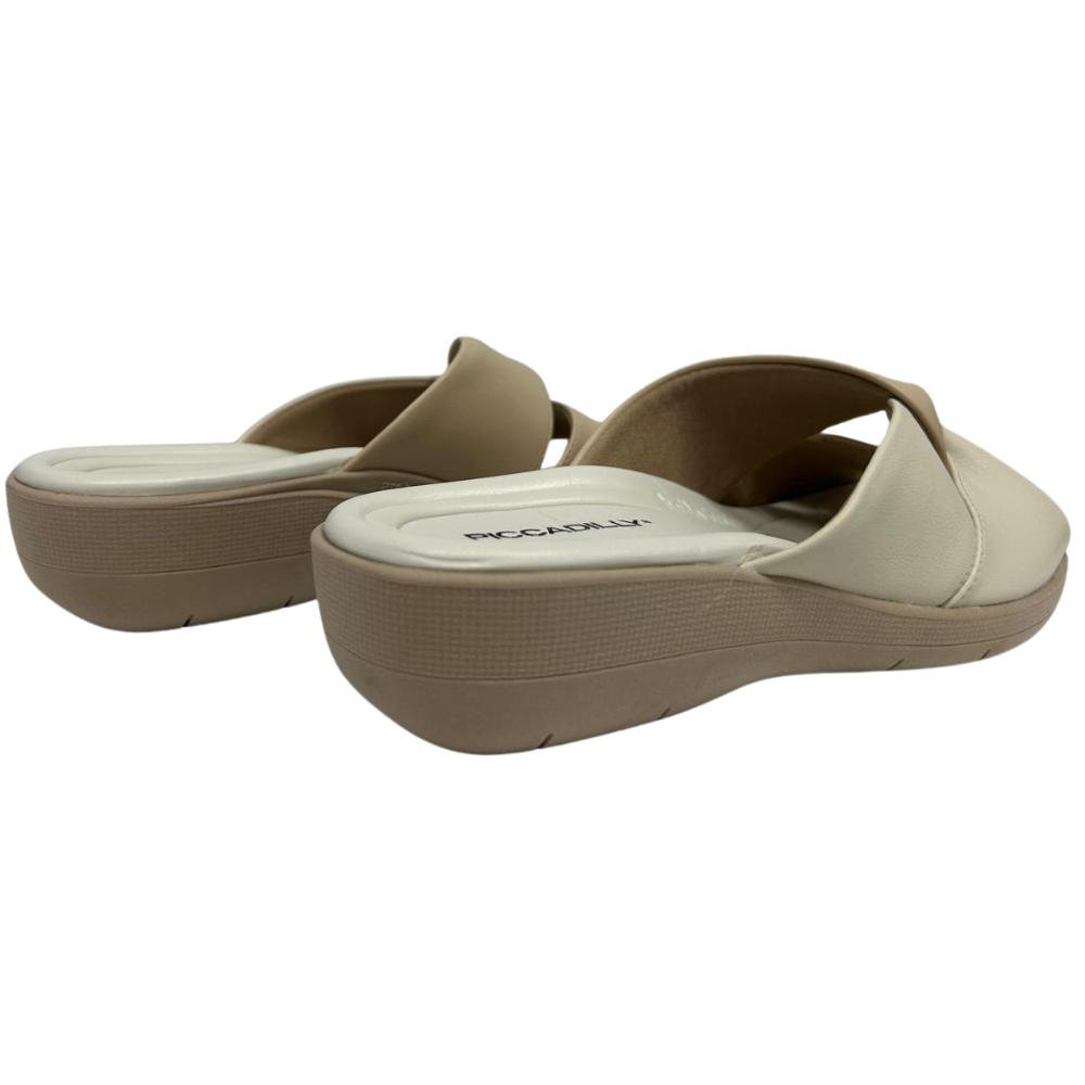 TAMANCO PICCADILLY SALTO BAIXO REF: 239023 FEMININO Bege 4