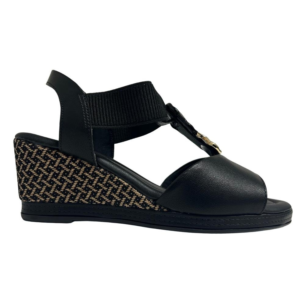 SANDÁLIA PICCADILLY ANABELA REF: 408240 FEMININO