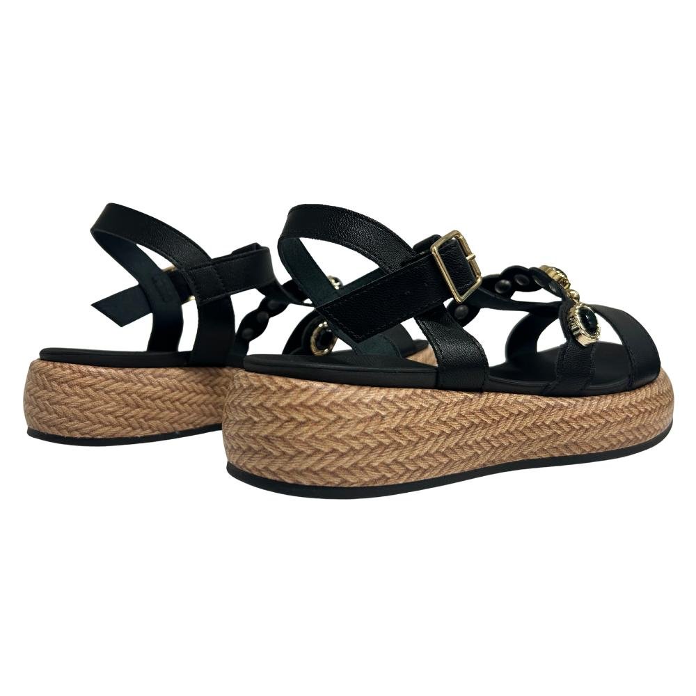 SANDÁLIA PICCADILLY FIIVELA REF: 459019 FEMINIO Preto 4