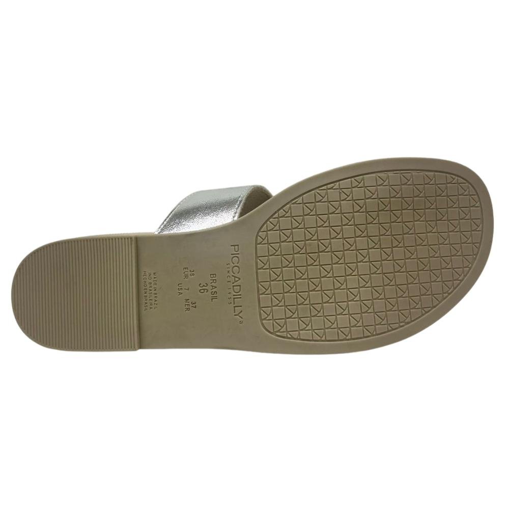 TAMANCO PICCADILLY SALTO BAIXO REF: 418090 FEMININO Prata 5