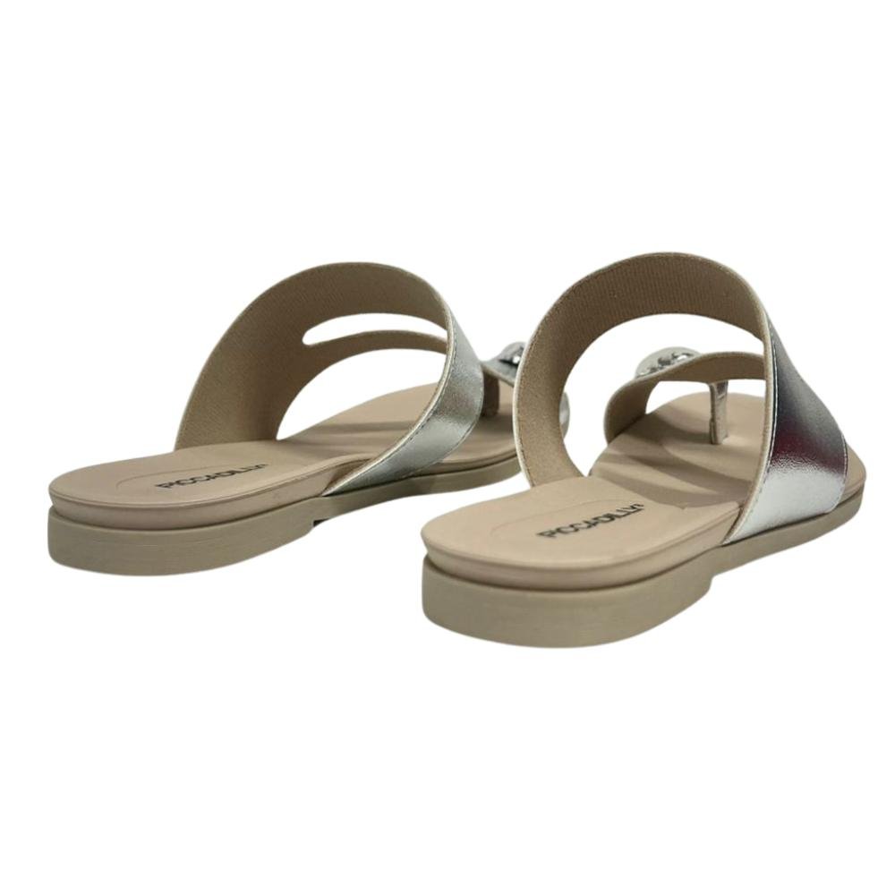 TAMANCO PICCADILLY SALTO BAIXO REF: 418090 FEMININO Prata 4