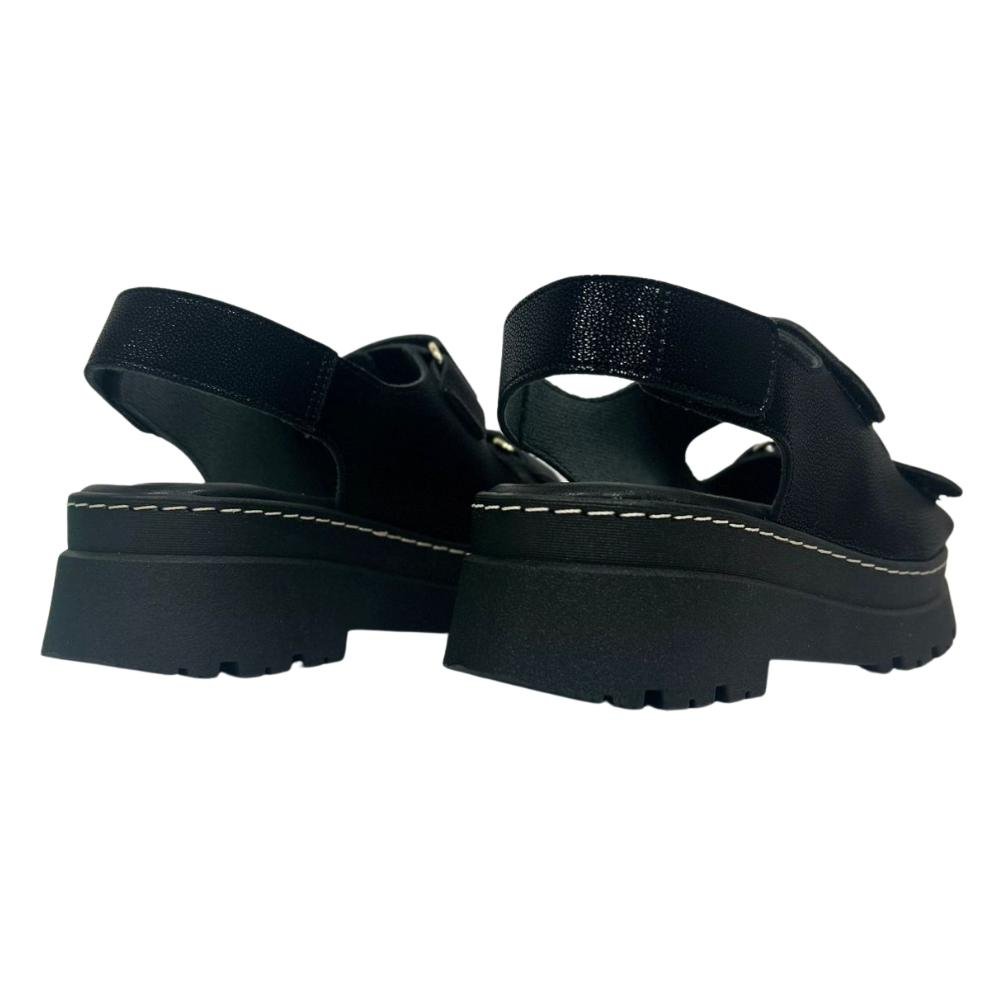 SANDÁLIA PICCADILLY PLATAFORMA REF:249003 FEMININO Preto 4