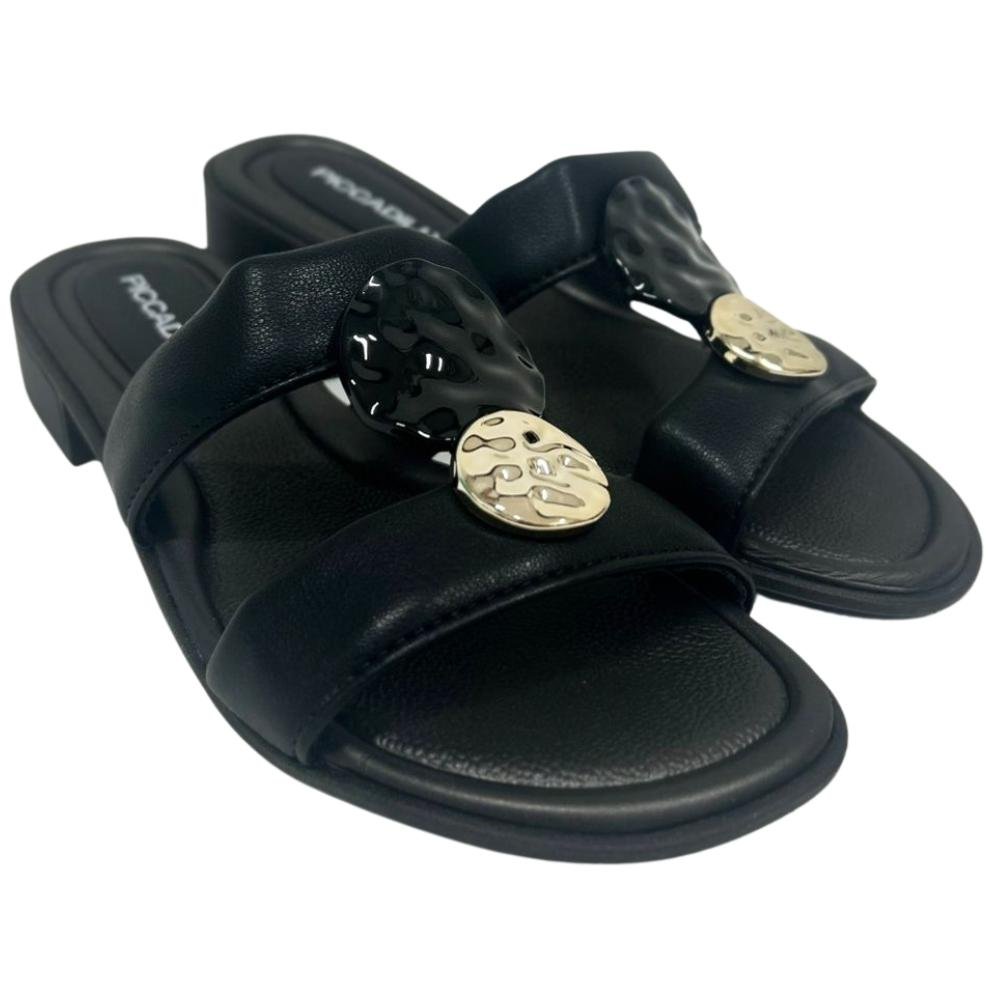 TAMANCO PICCADILLY SALTO BAIXO REF: 590067 FEMININO Preto 3