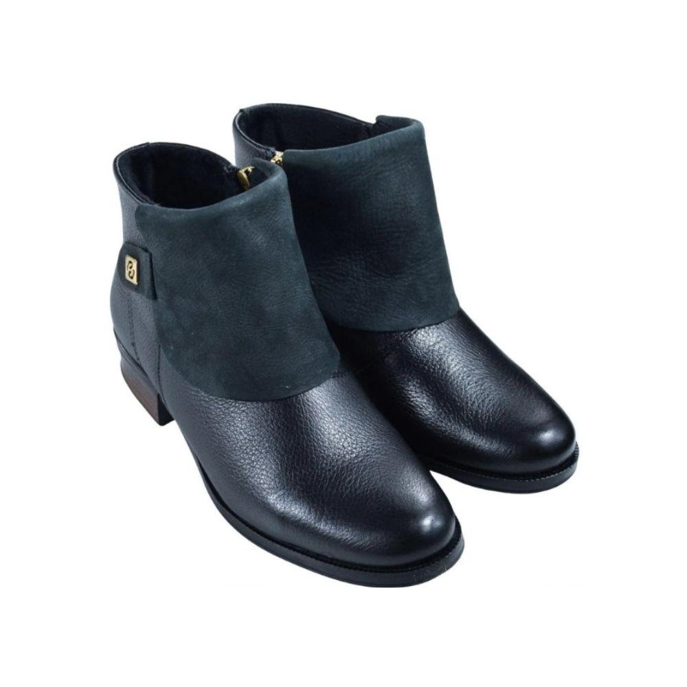 BOTA PEGADA CANO BAIXO REF:282007 FEMININO Preto 3