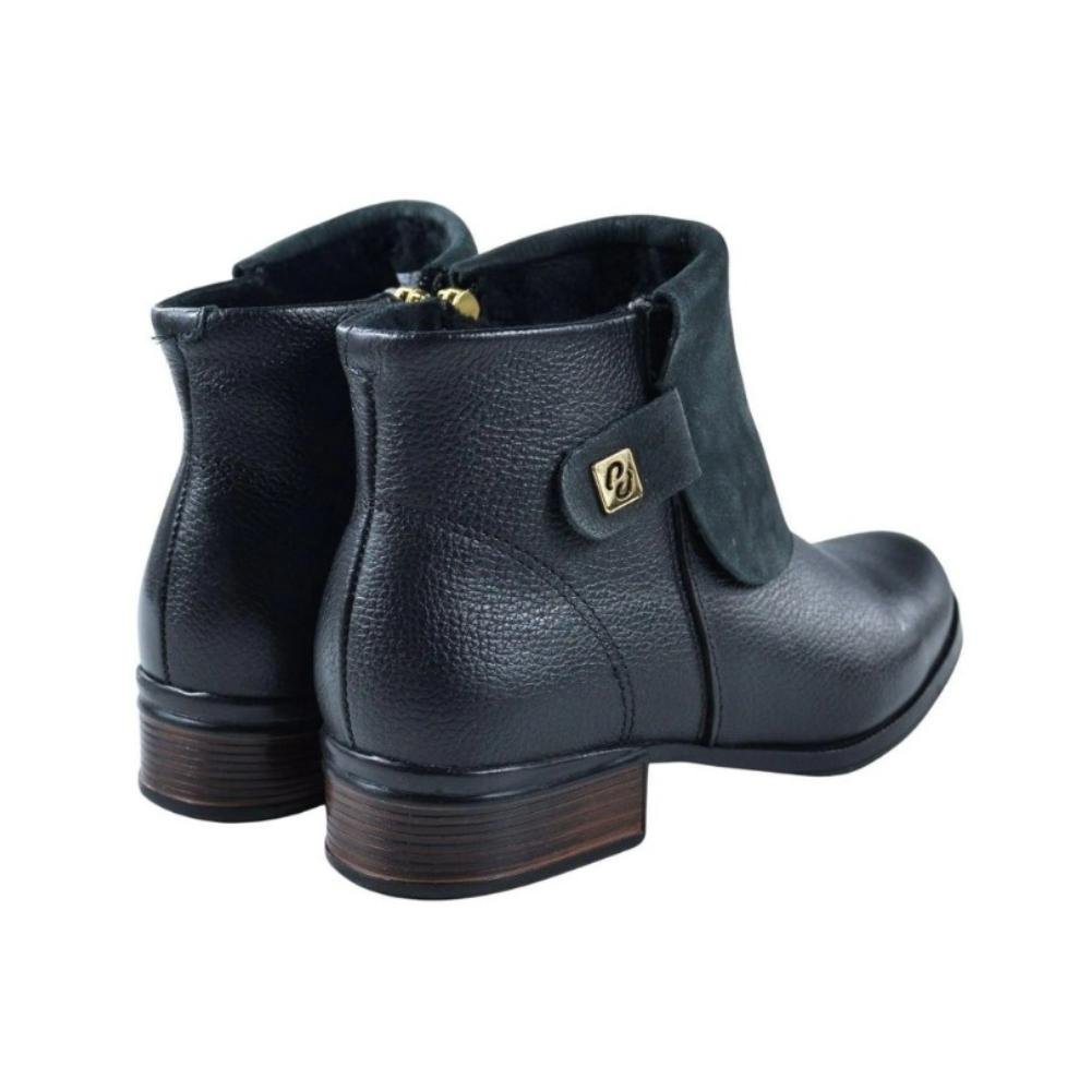BOTA PEGADA CANO BAIXO REF:282007 FEMININO Preto 4