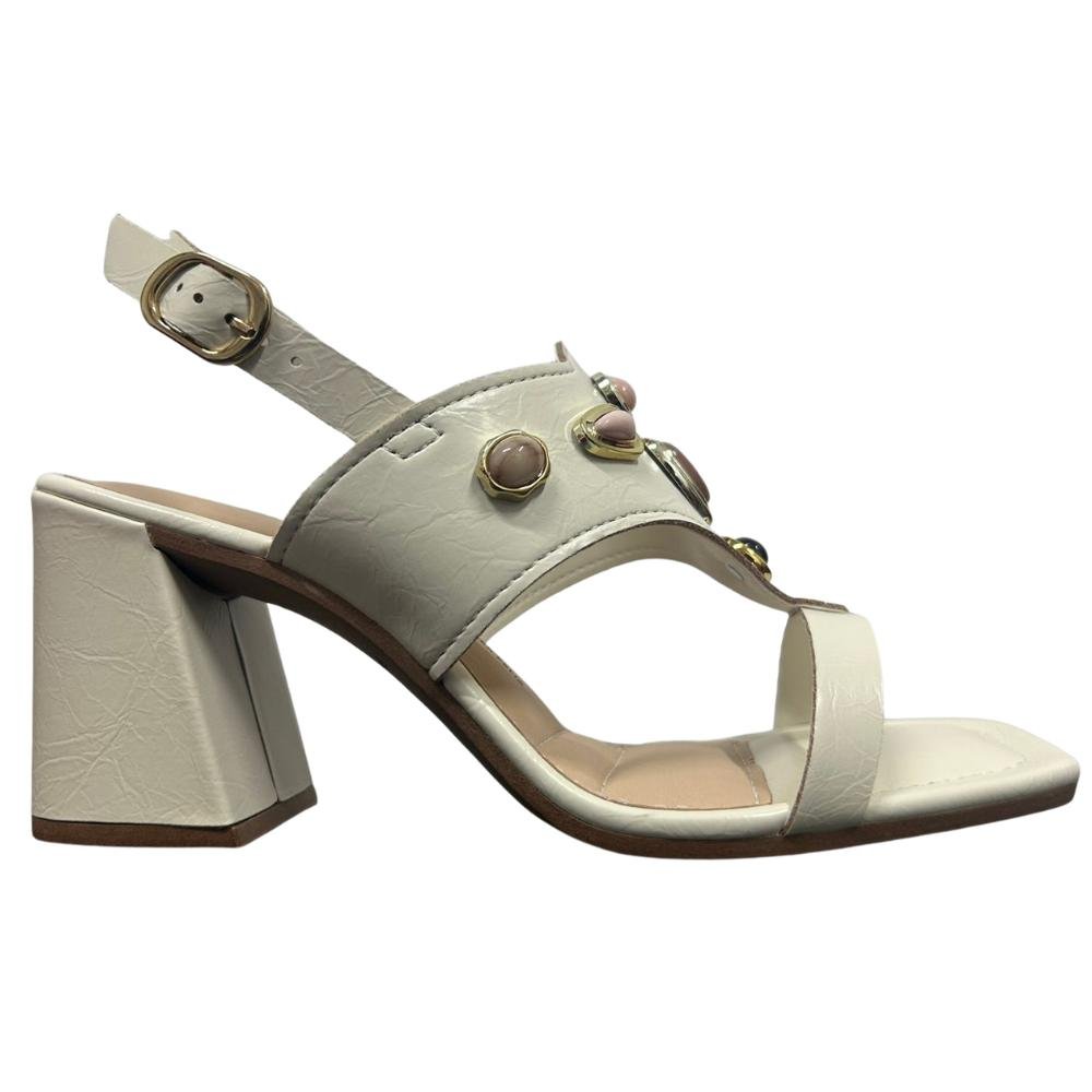 SANDÁLIA DAKOTA VIERI SALTO MÉDIO REF: Y9801 FEMININO