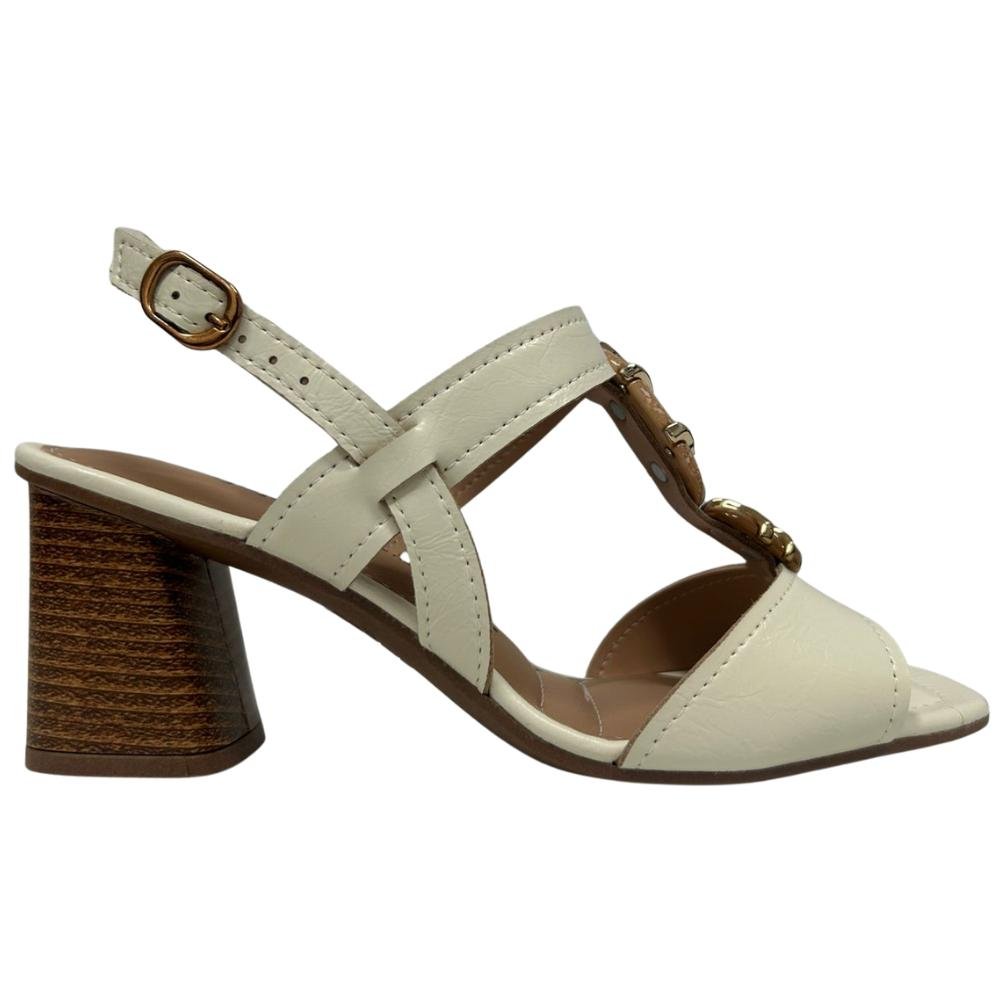 SANDÁLIA DAKOTA SALTO FIVELA VIERE REF: Y9762 FEMININO