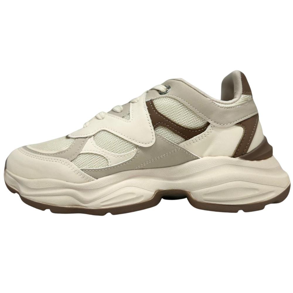 TÊNIS VIA MARTE CASUAL REF: 158-023 FEMININO Bege 2