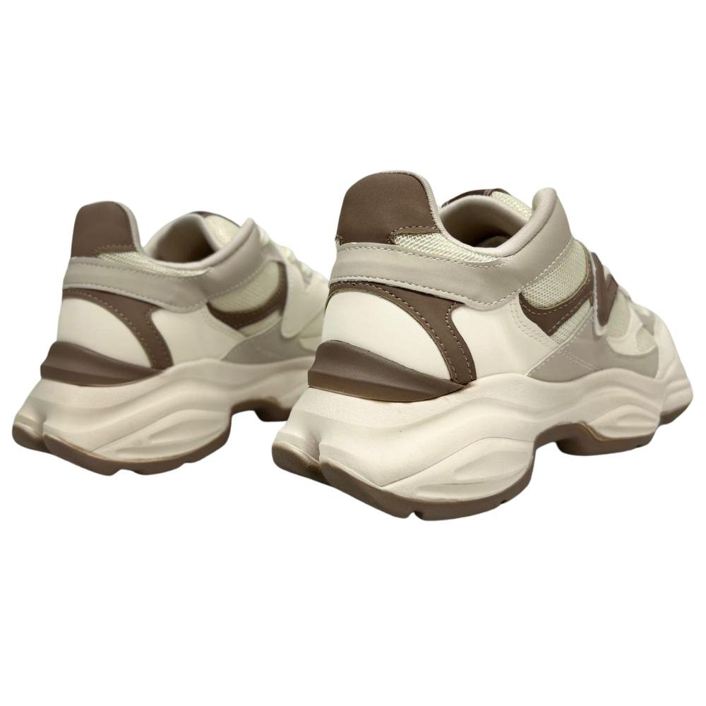 TÊNIS VIA MARTE CASUAL REF: 158-023 FEMININO Bege 4