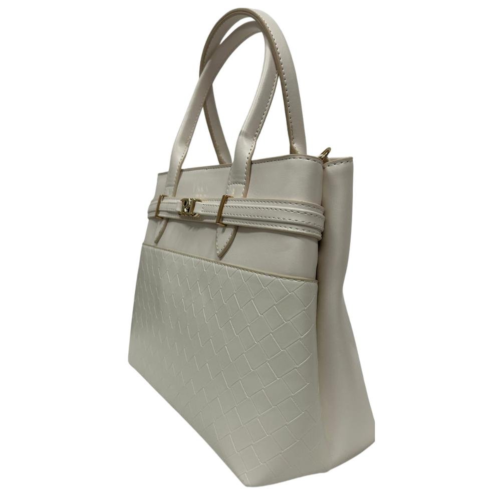 BOLSA RAFITTHY DUAS ALÇA REF: 28.16225A FEMININO Bege 2