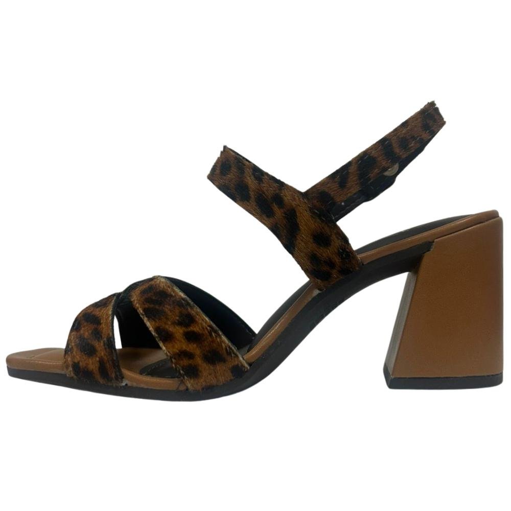 SANDÁLIA DAKOTA CLOVER CASUAL REF:Y9992 FEMININO Animal Print 2