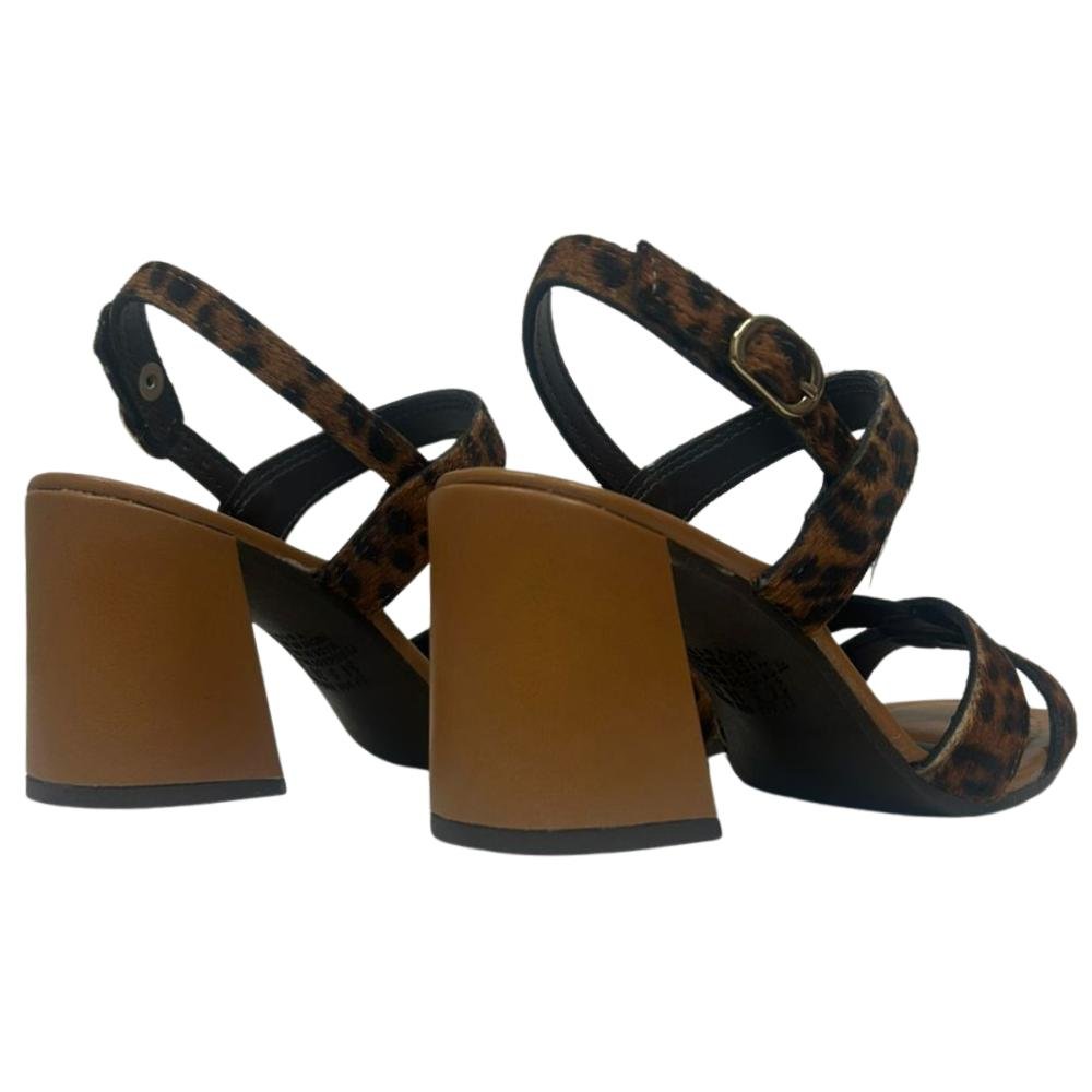 SANDÁLIA DAKOTA CLOVER CASUAL REF:Y9992 FEMININO Animal Print 4