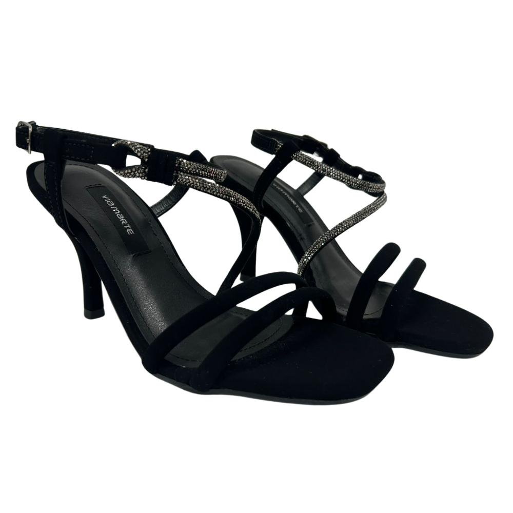 SANDÁLIA VIA MARTE SALTO FINO REF: 289-007 FEMININO Preto 3