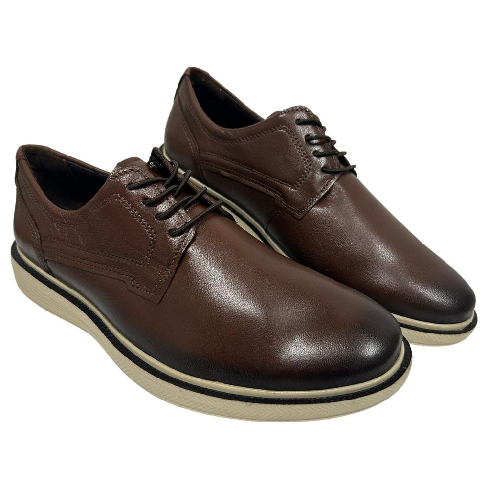 SAPATO PEGADA CASUAL REF:126101 MASCULINO Marrom 3