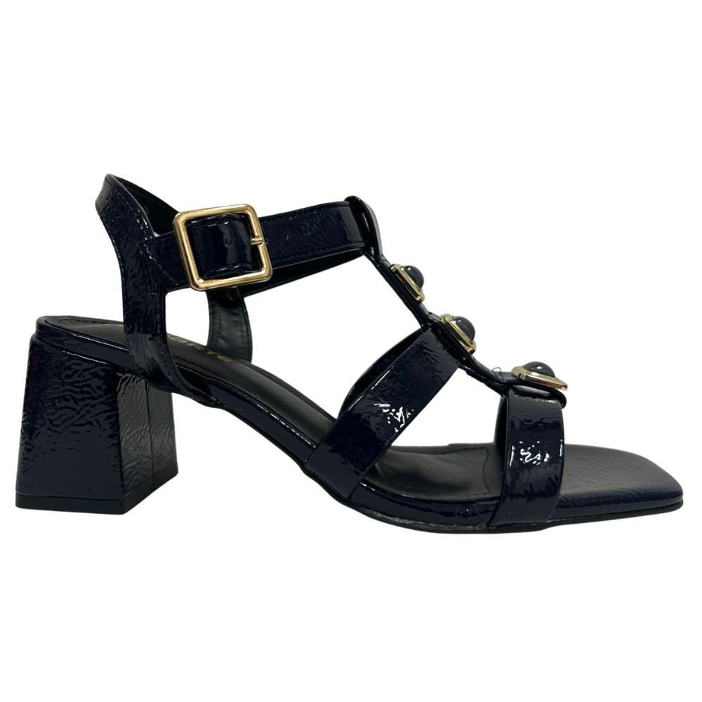 SANDÁLIA VIA MARTE SALTO BLOCO REF:171-034 FEMININO