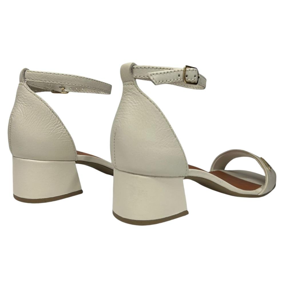 SANDÁLIA BOTTERO SALTO BAIXO CATIA REF:374001 FEMININO Off White 4
