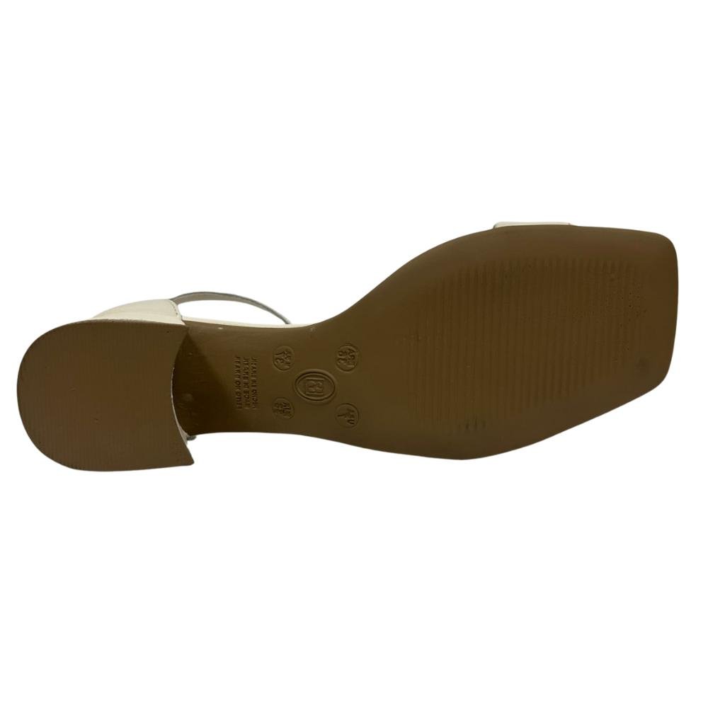 SANDÁLIA BOTTERO SALTO BAIXO CATIA REF:374001 FEMININO Off White 5