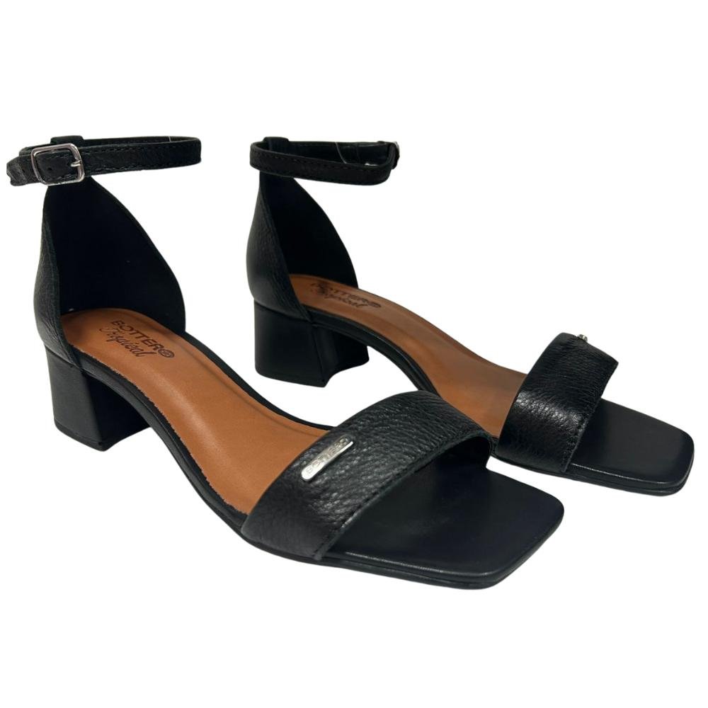 SANDÁLIA BOTTERO SALTO BAIXO CATIA REF:374001 FEMININO Preto 3
