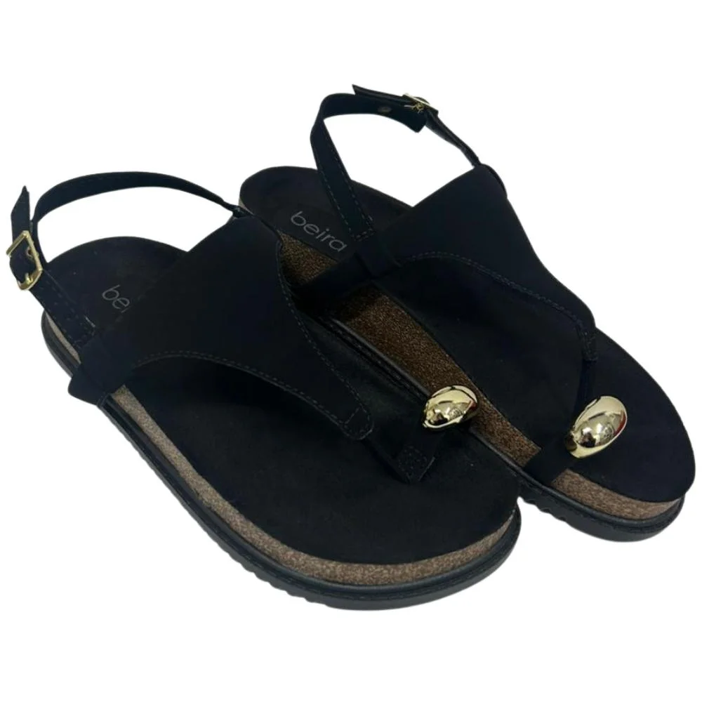 SANDÁLIA BEIRA RIO FIVELA REF:8524.109 FEMININO Preto 3