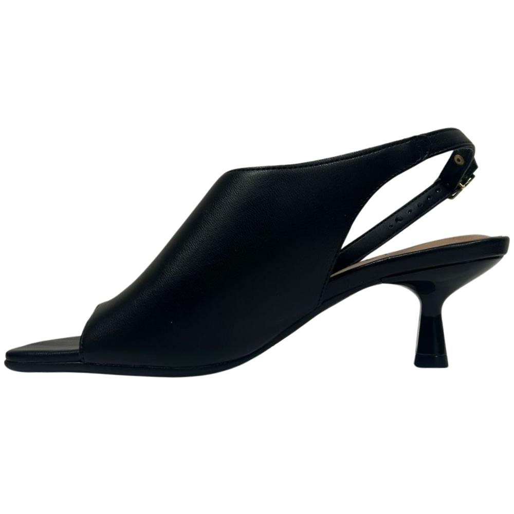 SANDÁLIA BEIRA RIO SALTO TAÇA REF:8562.103 FEMININO Preto 2