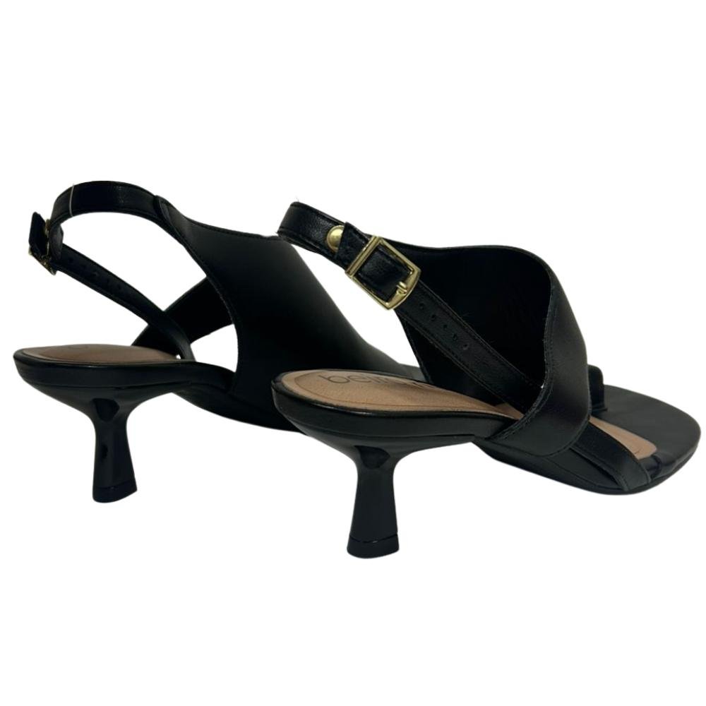 SANDÁLIA BEIRA RIO SALTO TAÇA REF:8562.103 FEMININO Preto 4