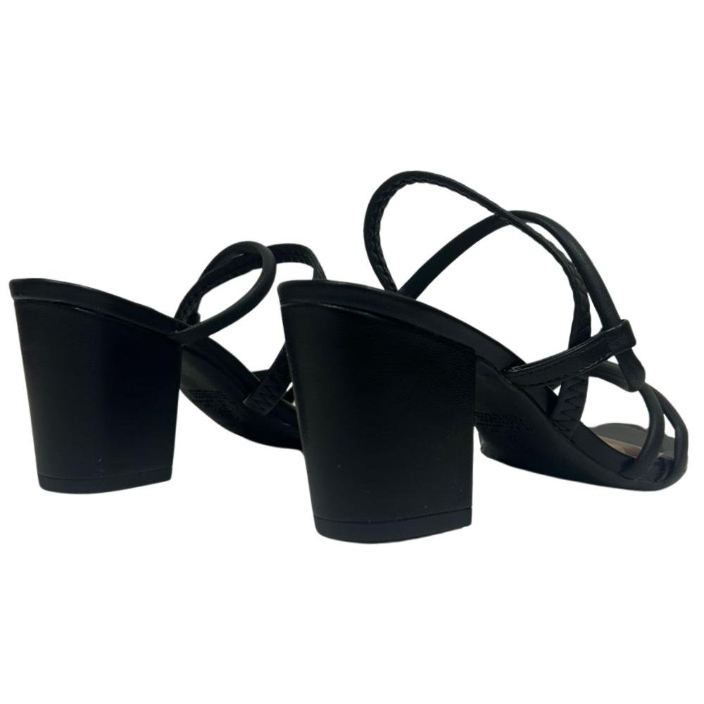 SANDÁLIA BEIRA RIO SALTO BLOCO REF:8280.686 FEMININO Preto 4