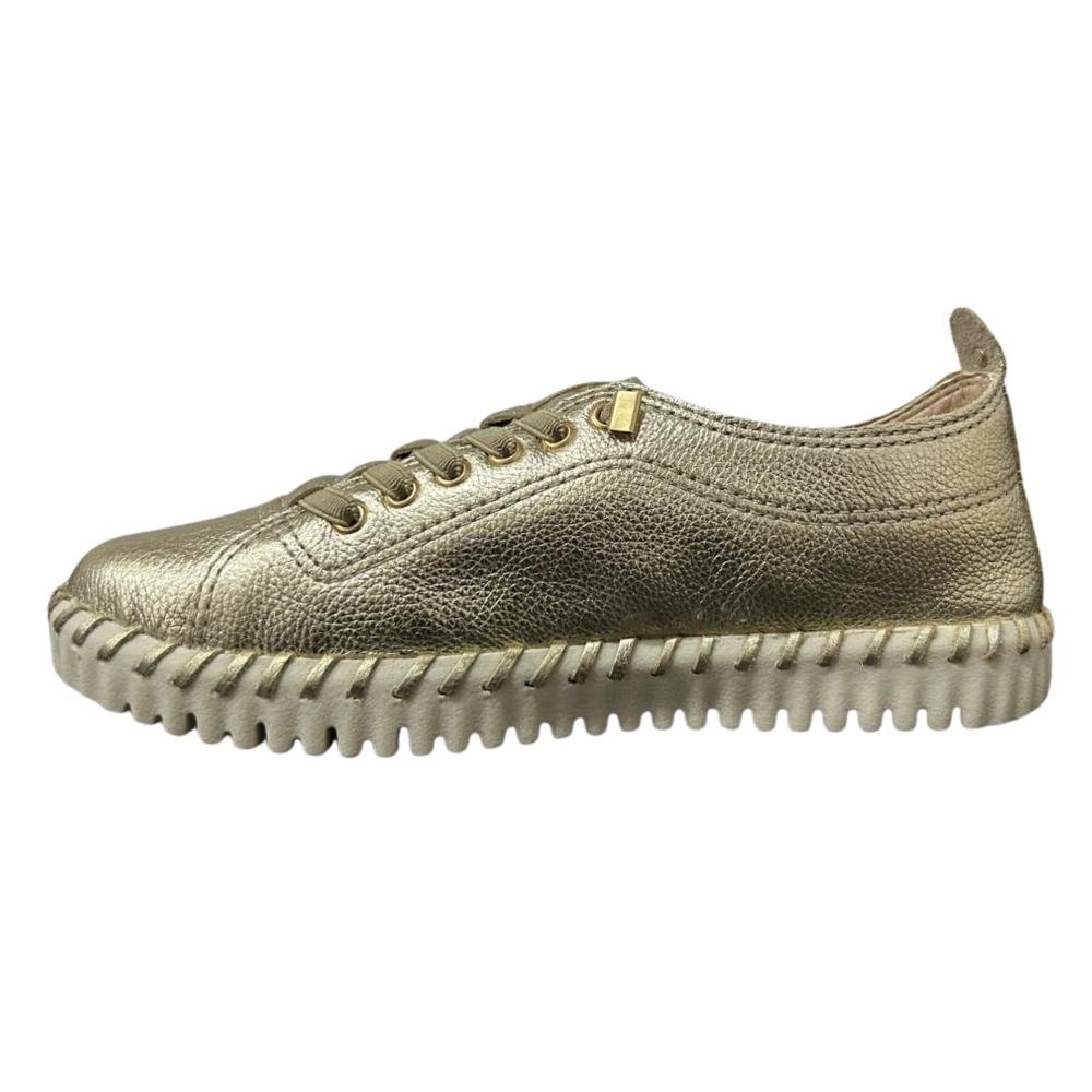 TÊNIS BOTTERO ELASTICO REF: 374102M FEMININO Dourado 2