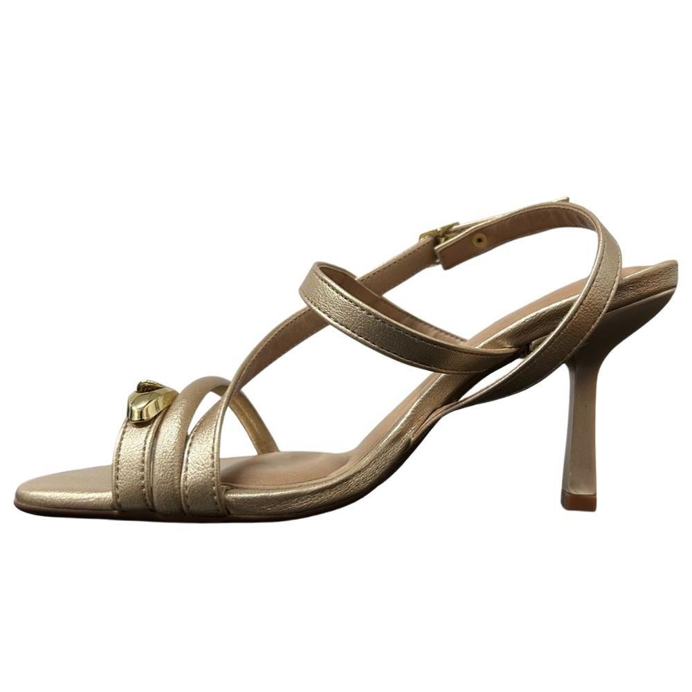 SANDÁLIA BEIRA RIO STRASS REF: 8490.519 FEMININO Dourado 2