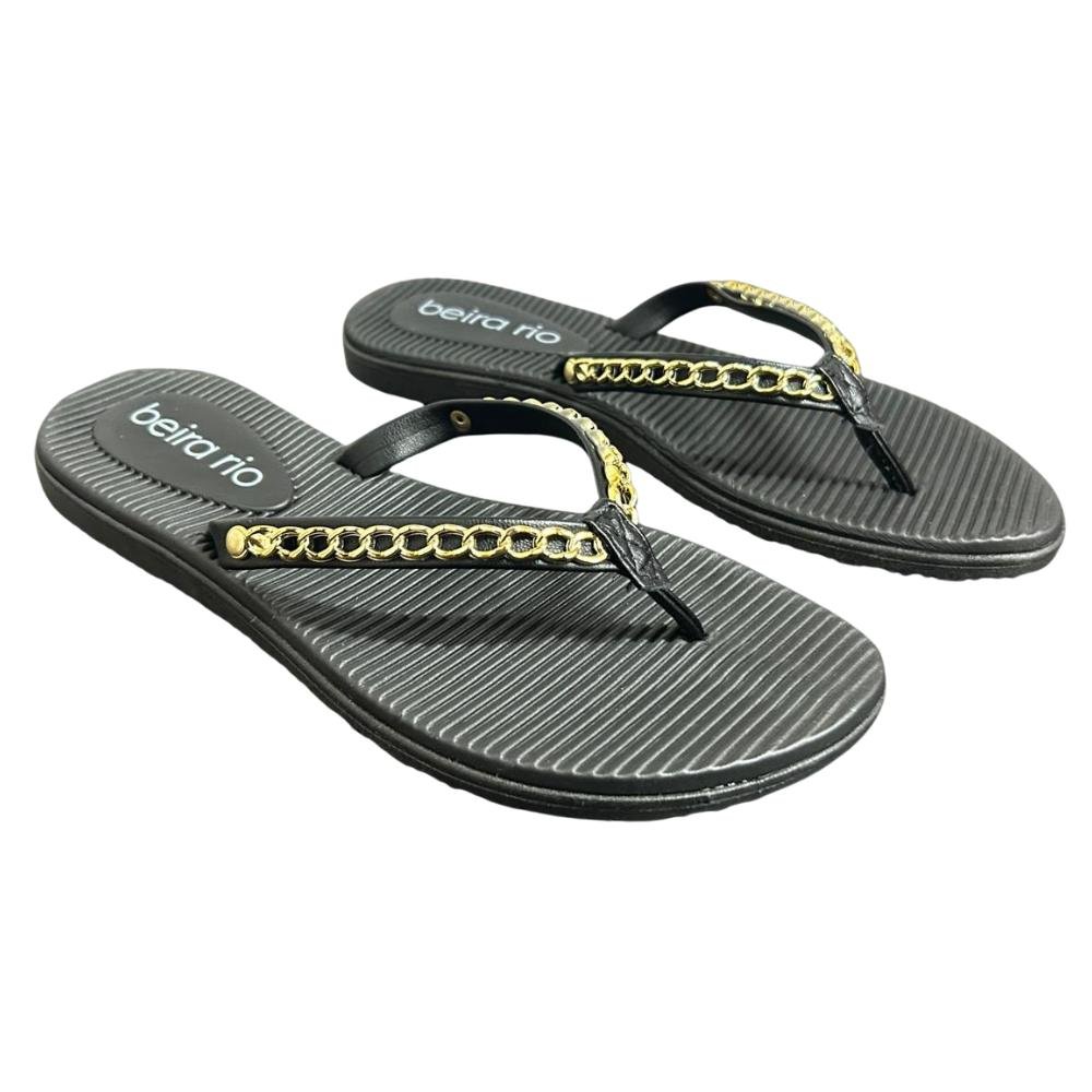 TAMANCO BEIRA RIO TIRAS CORRENTE REF: 8395.231 FEMININO Preto 3