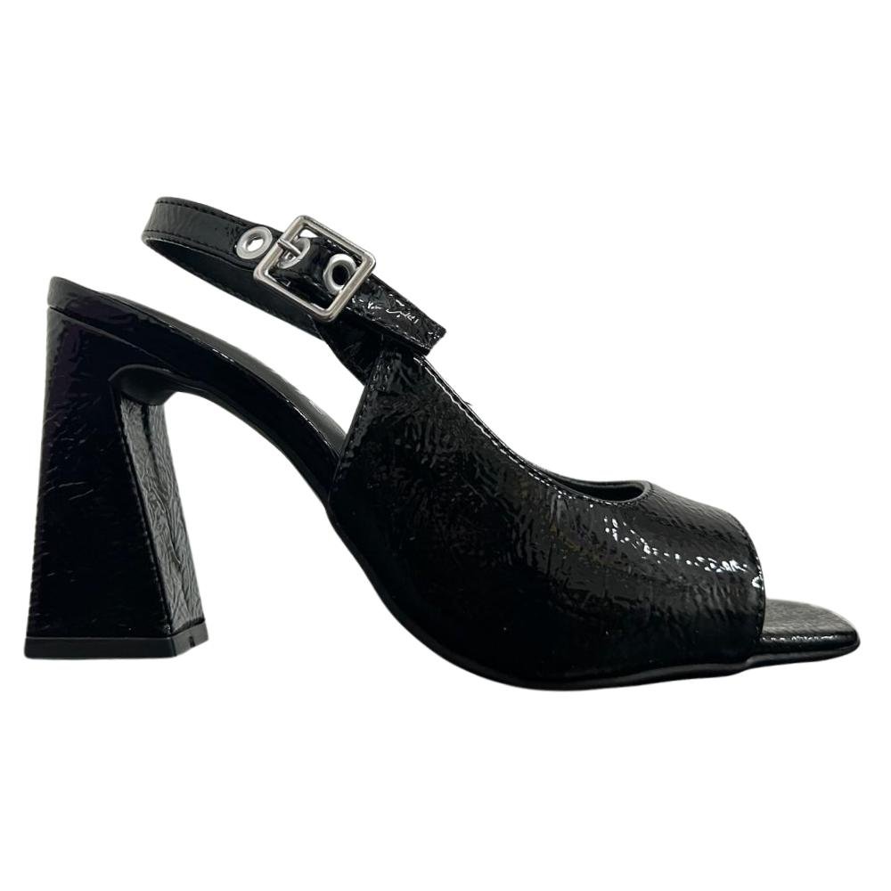 SANDÁLIA VIA MARTE SALTO BLOCO REF:150-015 FEMININO