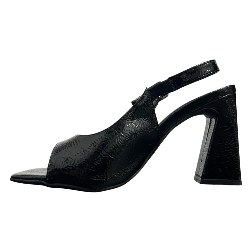 SANDÁLIA VIA MARTE SALTO BLOCO REF:150-015 FEMININO Preto 2