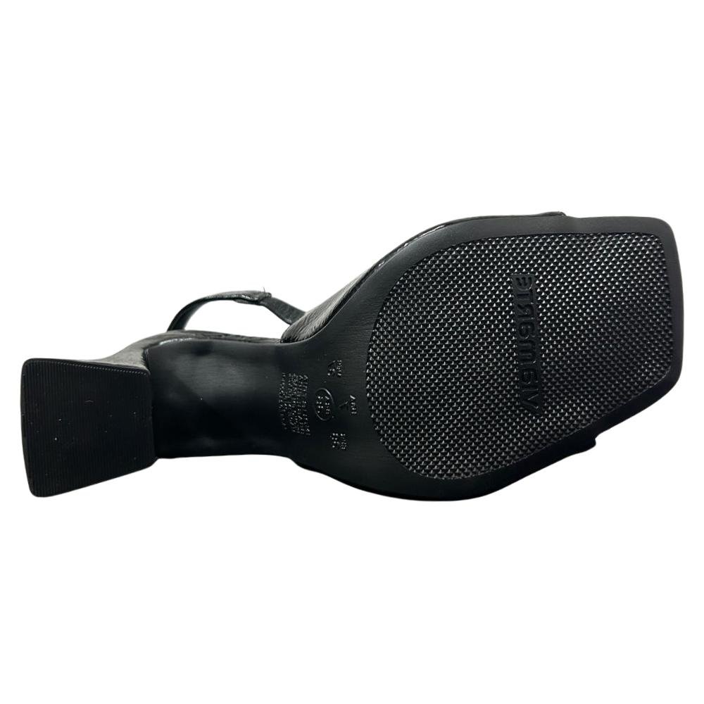 SANDÁLIA VIA MARTE SALTO BLOCO REF:150-015 FEMININO Preto 5