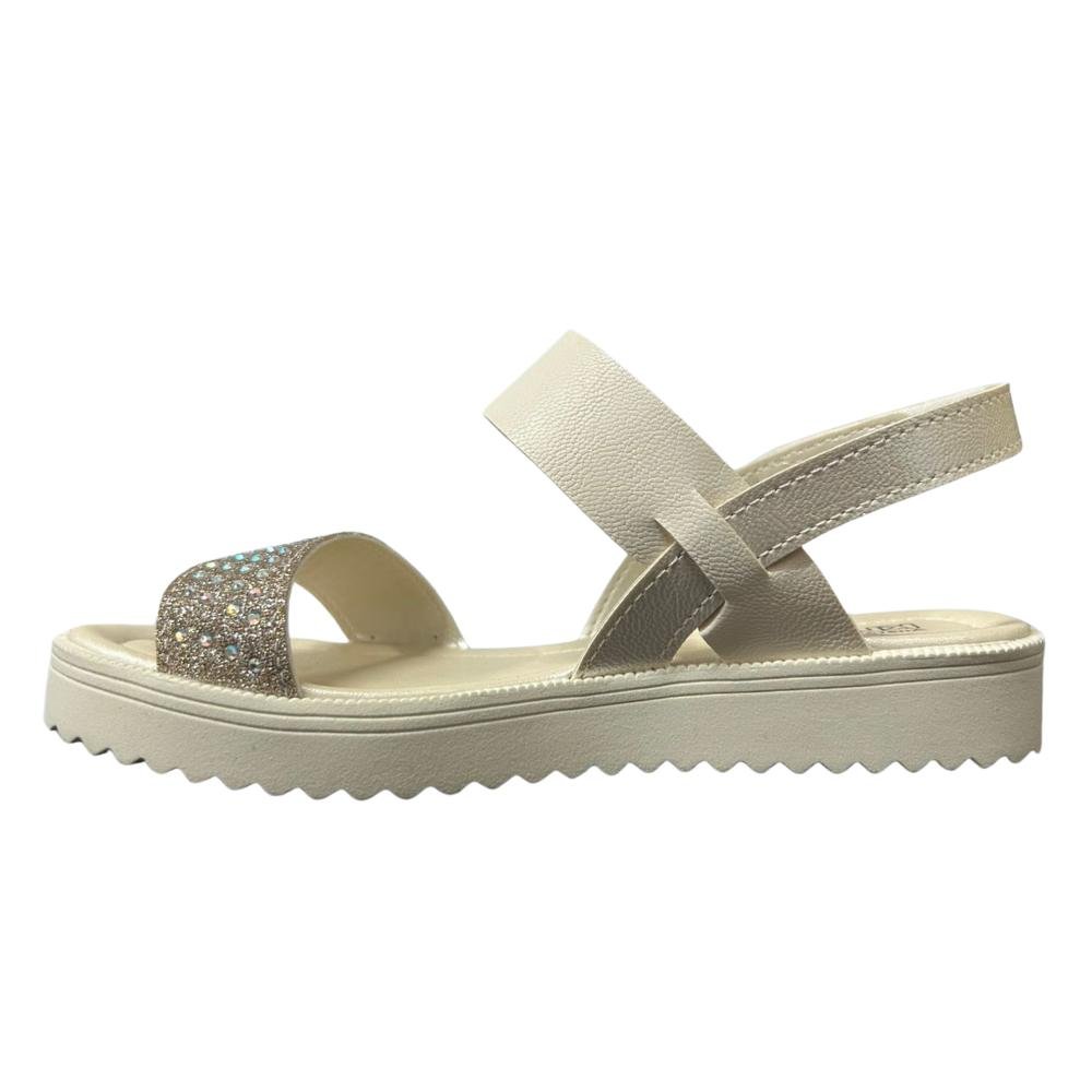 SANDÁLIA KLIN AUTO COLANTE REF:420058 MENINA Bege 2