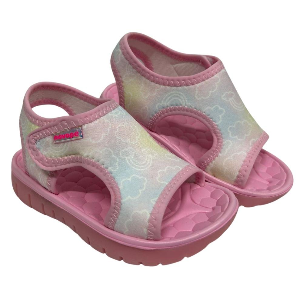 SANDÁLIA NOVOPÉ CALCE FÁCIL REF:85001016 MENINA Rosa 3