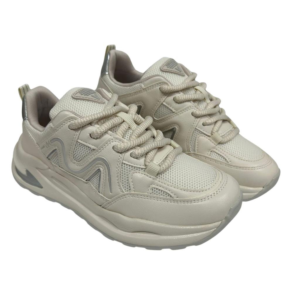 TÊNIS VIA MARTE CASUAL REF:322-001 FEMININO Off White 3
