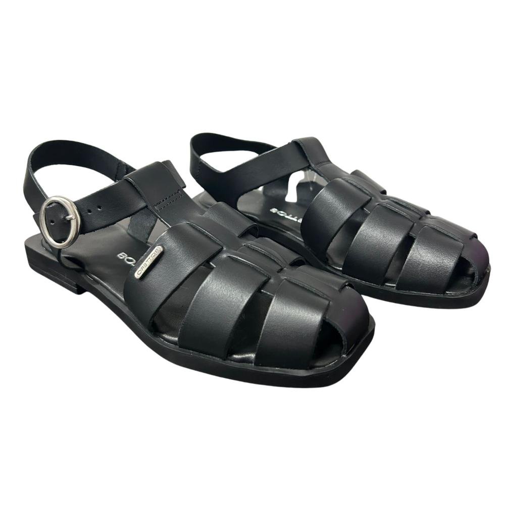 SANDÁLIA BOTTERO SALTO BAIXO REF:336801 FEMININO Preto 3