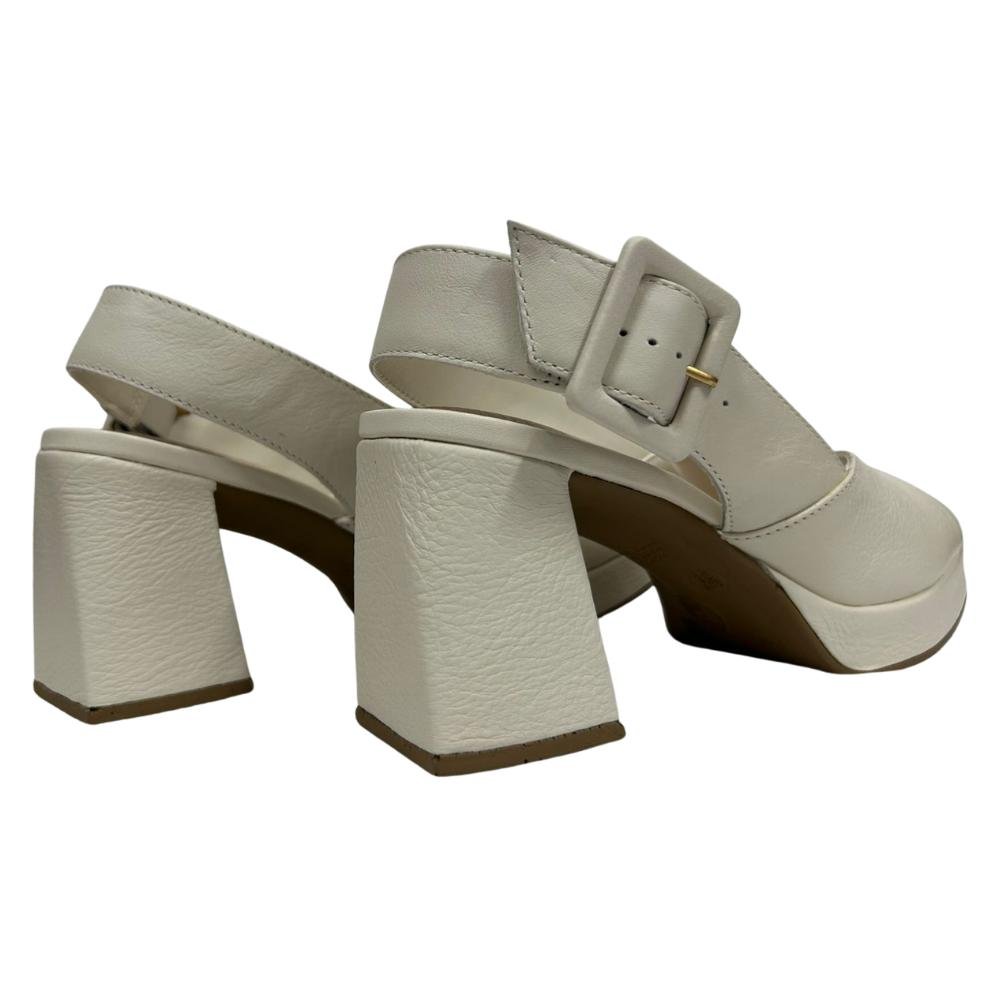 SANDÁLIA BOTTERO SALTO MÉDIO REF:356309 FEMININO Off White 4