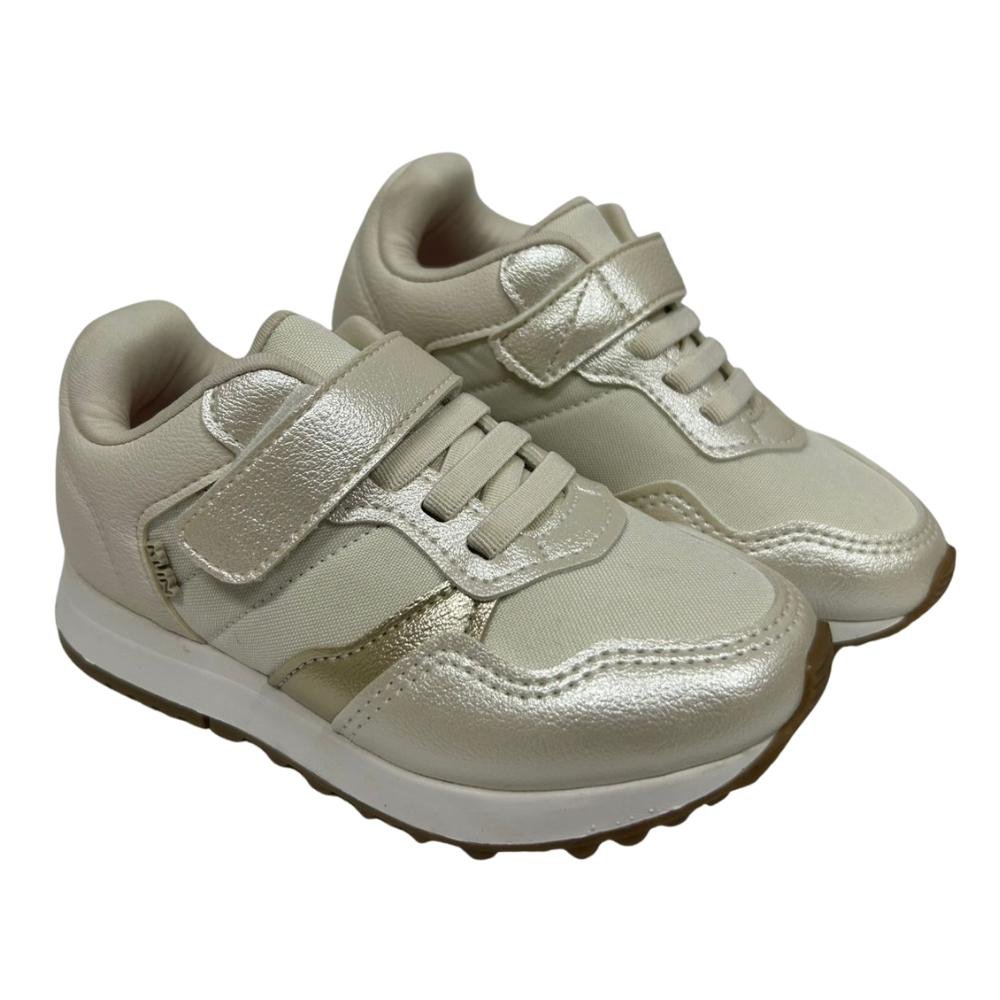 TÊNIS KLIN AUTOCOLANTE REF: 216133 MENINA Bege 3