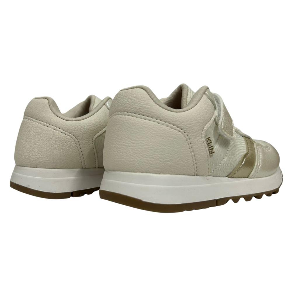 TÊNIS KLIN AUTOCOLANTE REF: 216133 MENINA Bege 4