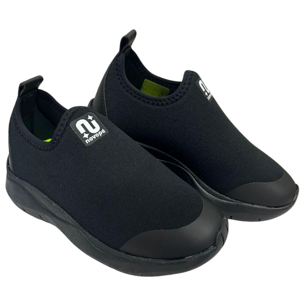 TÊNIS NOVOPÉ SUPER FLEX CALCE FÁCIL REF:80001016. MENINO Preto 3